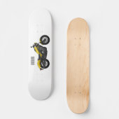 Skateboard Illustration de moto Cruiser (Recto)