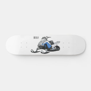 Skateboard Illustration de motoneige