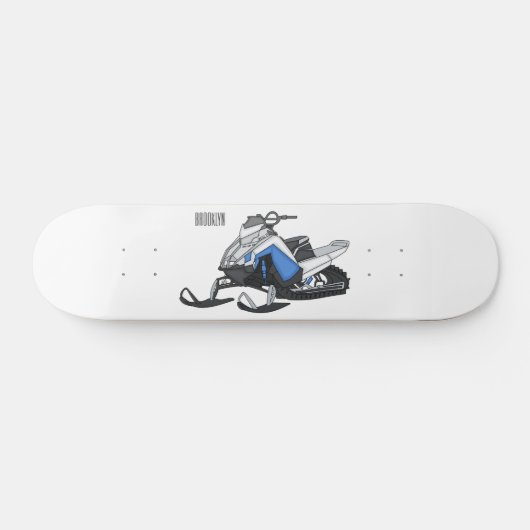 Skateboard Illustration de motoneige (Horz)