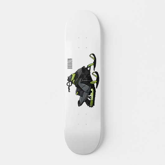 Skateboard Illustration de motoneige (Devant)