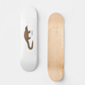 Skateboard Illustration de pangolin à queue longue (Recto)