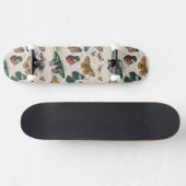 Skateboard Illustration de papillon antique : 1820 Orfèvre (Horz)