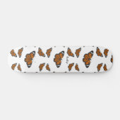 Skateboard Illustration de papillon monarque (Horz)