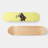 Skateboard Illustration de piano (Horz)