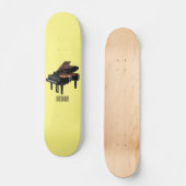 Skateboard Illustration de piano (Recto)