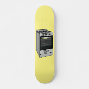 Skateboard Illustration de poêle électrique