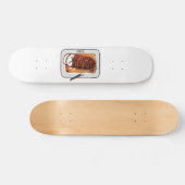 Skateboard Illustration de poitrine de dinde rôtie (Horz)