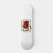 Skateboard Illustration de poitrine de dinde rôtie (Devant)