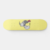Skateboard Illustration de poulet Sebright (Horz)