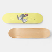 Skateboard Illustration de poulet Sebright (Horz)
