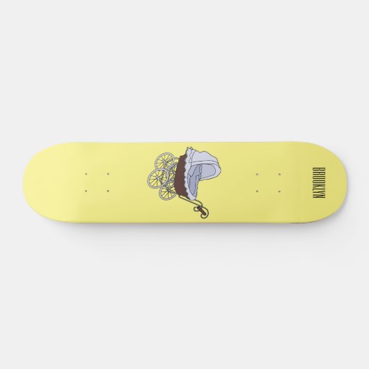 Skateboard Illustration de poussette (Horz)