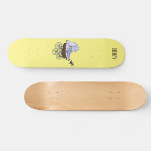 Skateboard Illustration de poussette (Horz)