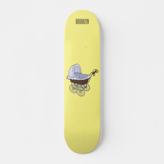 Skateboard Illustration de poussette (Devant)