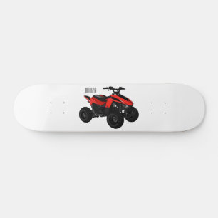 Skateboard Illustration de Quad bike atv