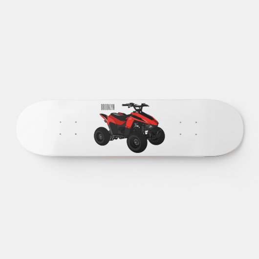 Skateboard Illustration de Quad bike atv (Horz)