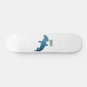 Skateboard Illustration de requin marteau (Horz)