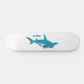 Skateboard Illustration de requin marteau (Horz)