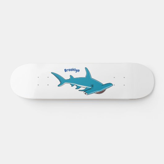 Skateboard Illustration de requin marteau (Horz)