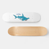 Skateboard Illustration de requin marteau (Horz)