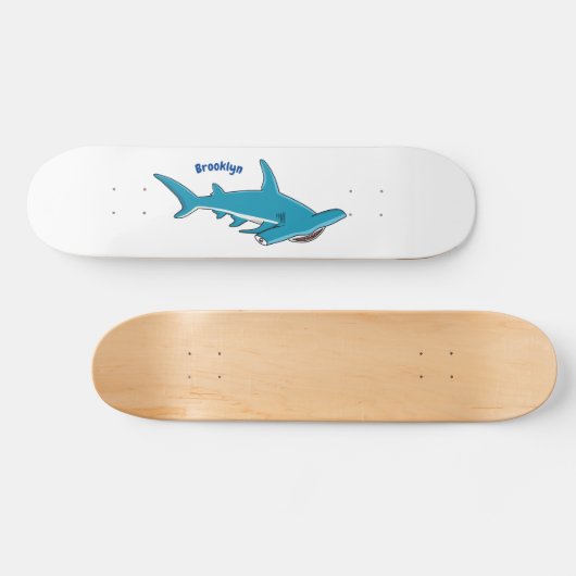 Skateboard Illustration de requin marteau (Horz)