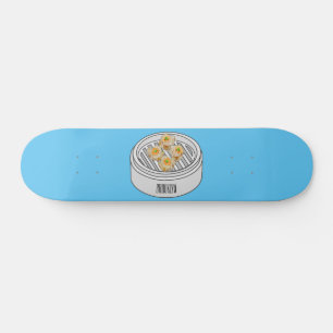 Skateboard Illustration de Shumai dim sum