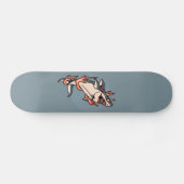 Skateboard Illustration de style tatouage flamboyant requin (Horz)