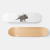 Skateboard Illustration de Styracosaurus (Horz)