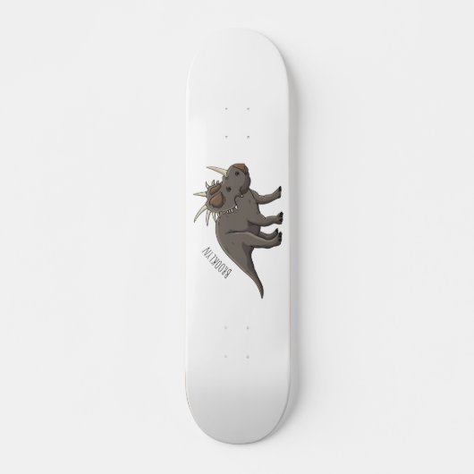 Skateboard Illustration de Styracosaurus (Devant)