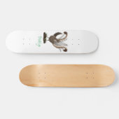 Skateboard Illustration de superbe et superbe lyrebird (Horz)