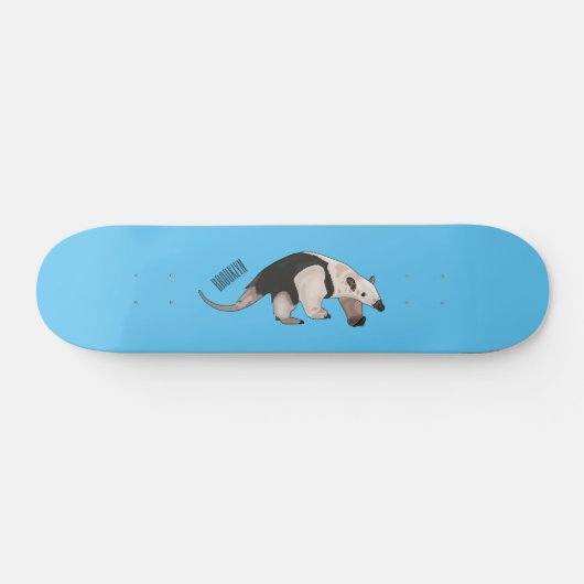 Skateboard Illustration de Tamandua (Horz)