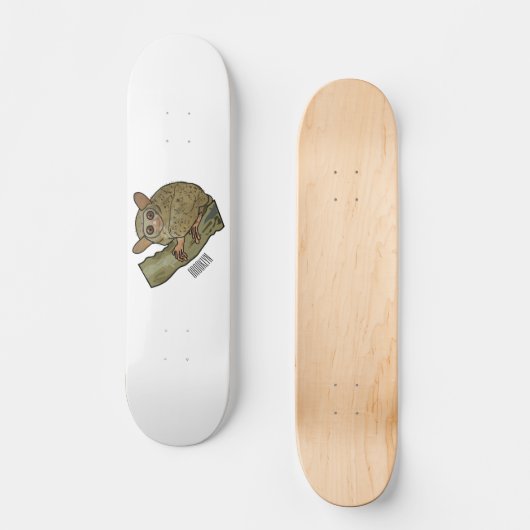 Skateboard Illustration de Tarsier (Recto)