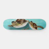 Skateboard Illustration de tortues marines (Horz)