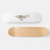Skateboard Illustration de trompette (Horz)