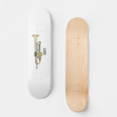 Skateboard Illustration de trompette (Recto)
