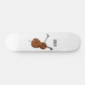 Skateboard Illustration de violoncelle (Horz)