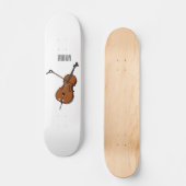 Skateboard Illustration de violoncelle (Recto)
