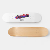 Skateboard Illustration de voiture de course professionnelle (Horz)
