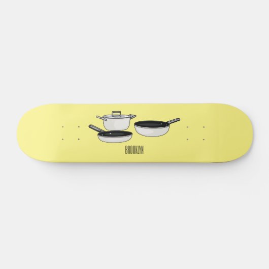Skateboard Illustration des jeux de cuisine (Horz)