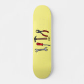 Skateboard Illustration des outils de menuiserie (Devant)