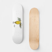Skateboard Illustration d'huile d'olive (Recto)