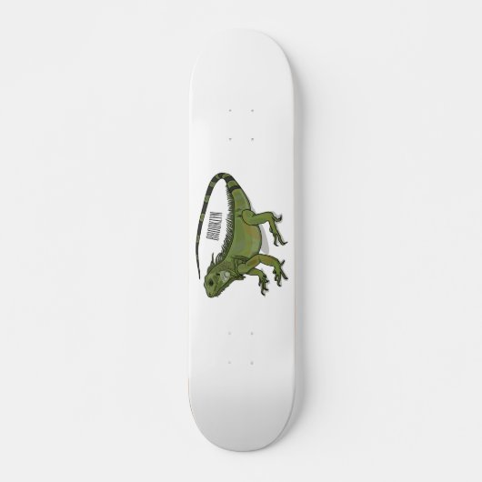 Skateboard Illustration d'Iguana (Devant)