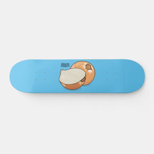 Skateboard Illustration d'oignon (Horz)