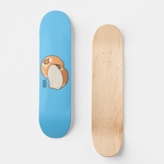 Skateboard Illustration d'oignon (Recto)