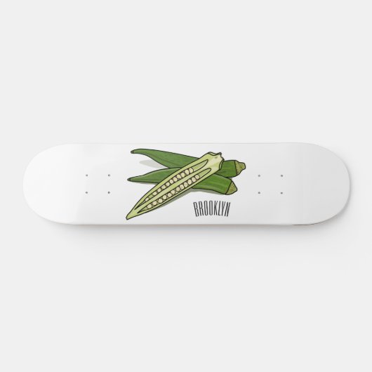 Skateboard Illustration d'Okra (Horz)