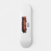 Skateboard Illustration du bus (Devant)