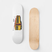 Skateboard Illustration du chariot Mata (Recto)