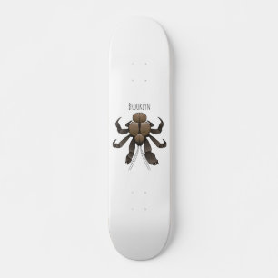 Skateboard Illustration du crabe de coco
