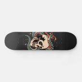Skateboard Illustration du crâne de serpent mystique Cool got (Horz)