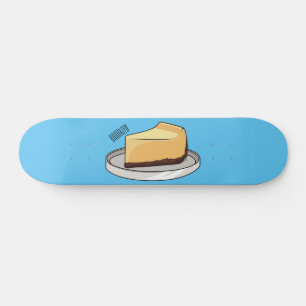 Skateboard Illustration du dessin animé Cheesecake