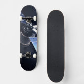Skateboard Illustration Du Dragon Xl Spacecraft. (Recto)